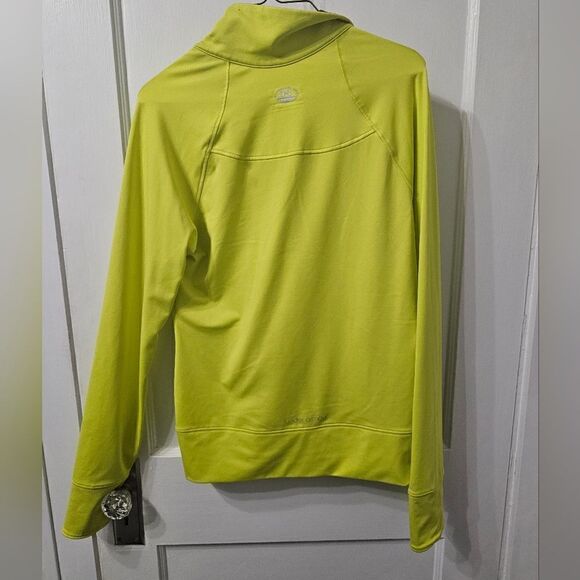 Under Armor lime green light weight zip up sz m - Picture 8 of 8